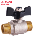 External thread Nickel plating brass ball valve